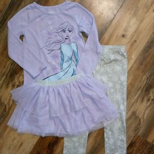 Disney Frozen 2, Elsa Three Piece Bundle, Girls 5t